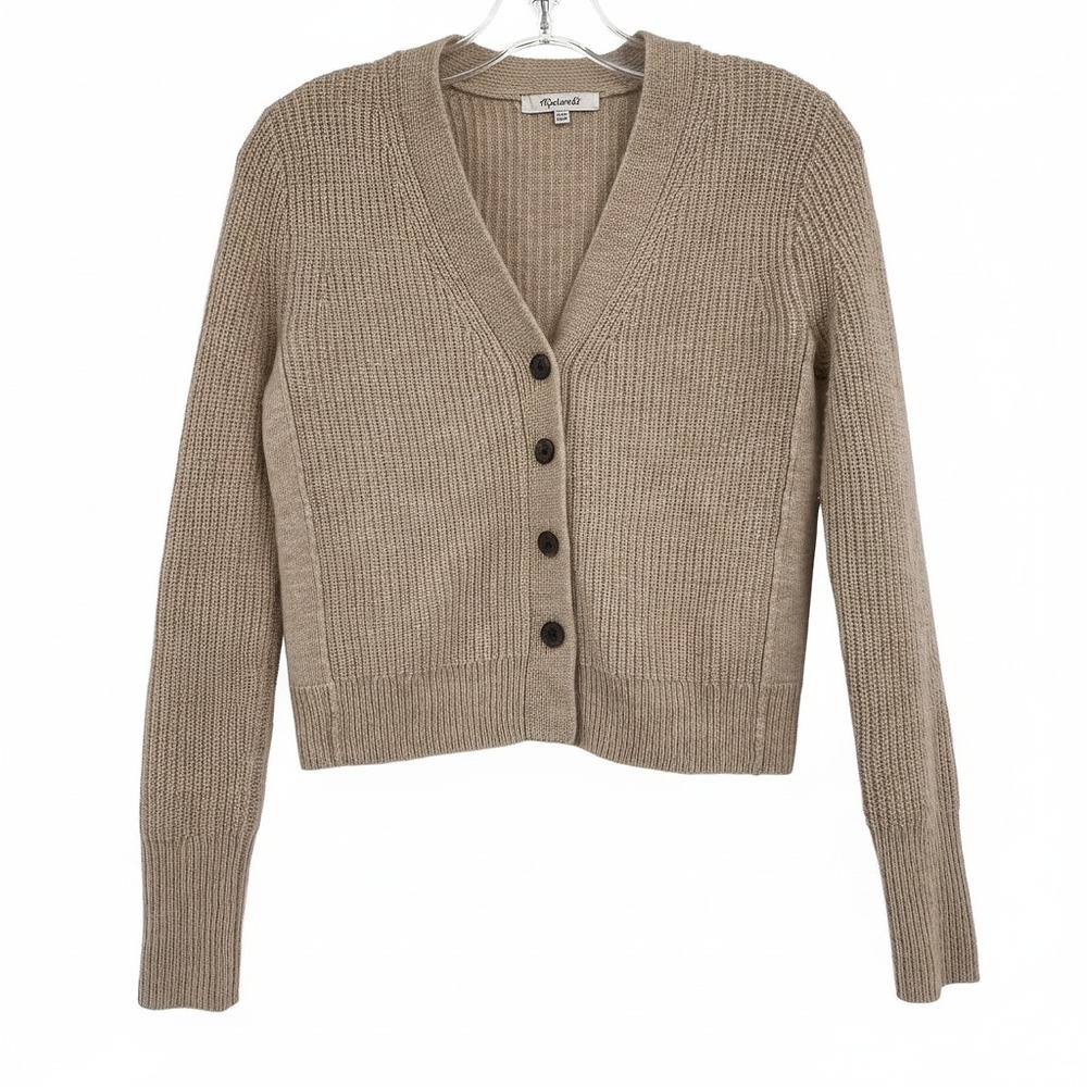 Madewell Tan Knit Cardigan | Womens XXS
